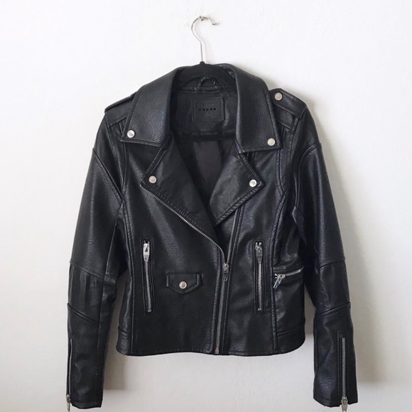 Blank NYC Jackets & Blazers - BLANK NYC Easy Rider Faux Leather Moto Jacket